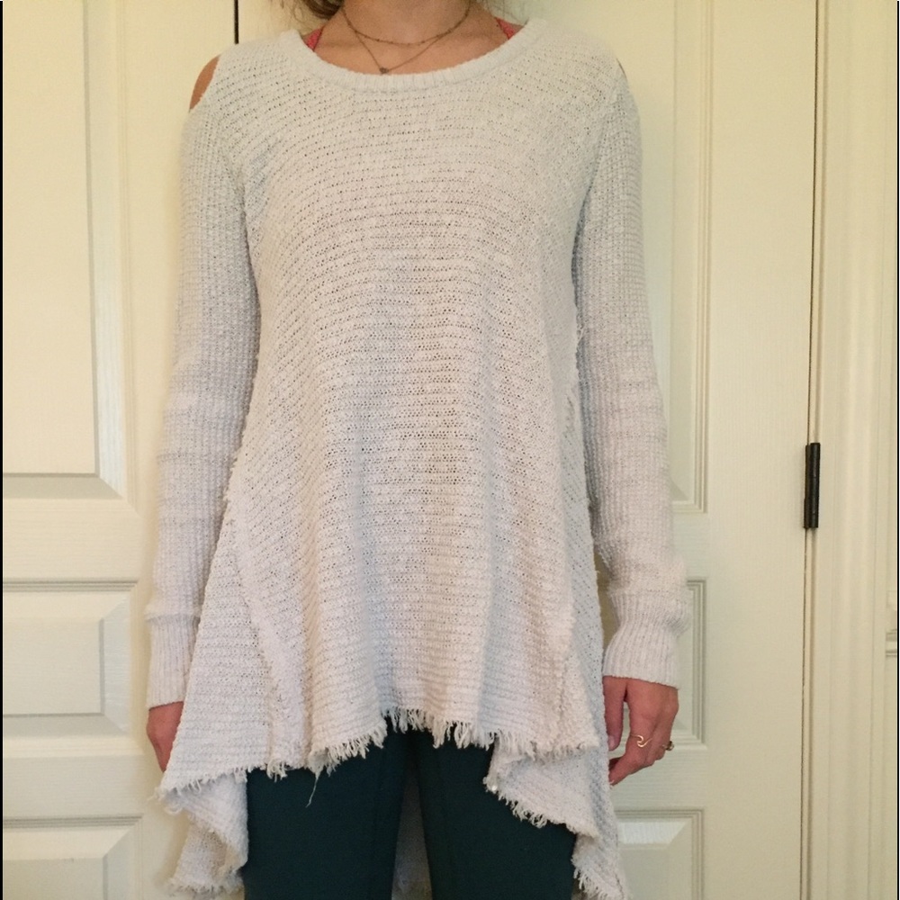 Ruby Moon Cold Shoulder Sweater